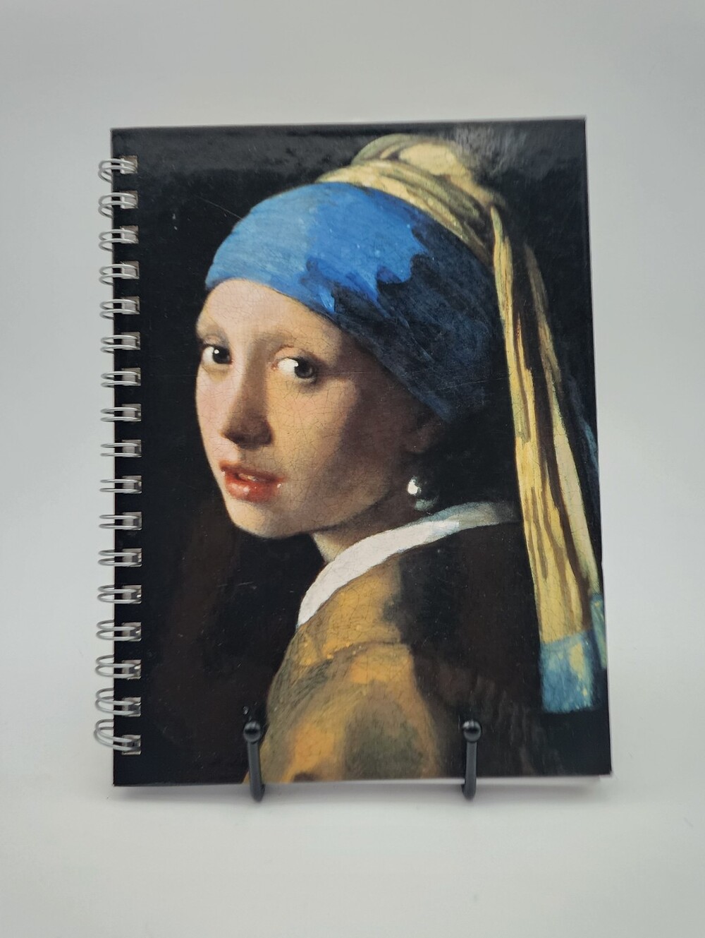 Girl with a Pearl Earring by Johannes Vermeer Spiral Sketch Notebook